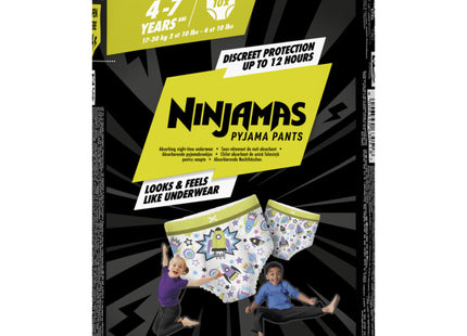 Ninjamas Saugfähige Pyjamahose für Jungen 4–7