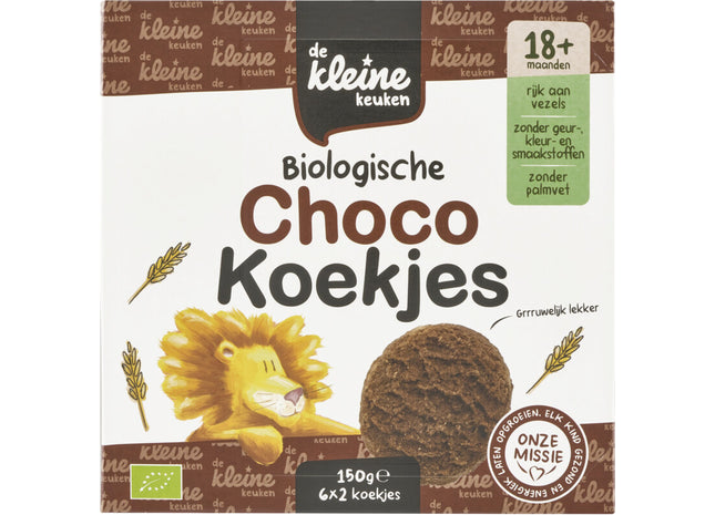 De Kleine Keuken Biologische chocokoekjes 18m+