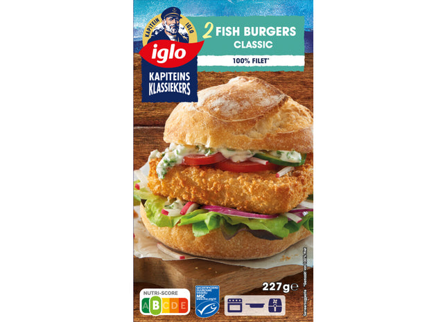 Iglo Fish burgers classic