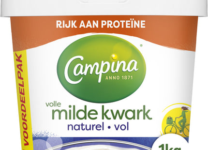 Campina Volle kwark naturel voordeelpak