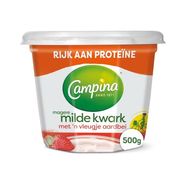 Campina Low-Fat Mild Strawberry Quark