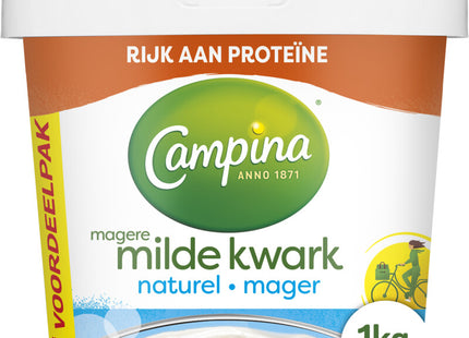Campina Magere milde kwark naturel voordeelpak
