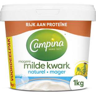 Campina Magere milde kwark naturel voordeelpak