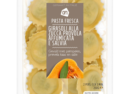 Girasoli alla zucca, provola e salvia