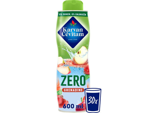 Karvan Cévitam Zero grenadine siroop