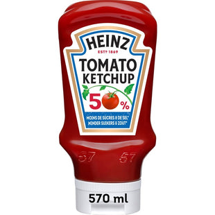 Heinz Tomatenketchup 50 % weniger Zucker und Salz