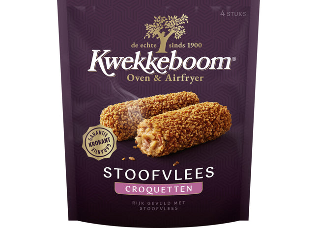 Kwekkeboom Oven & airfryer stoofvlees croquetten