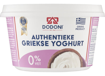 Dodoni Griekse yoghurt 0% vet