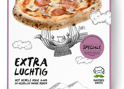 Gustavo Gusto Extra Luchtig pizza speciale