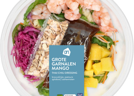 Saladbowl grote garnalen mango