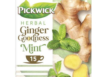 Pickwick Herbal ginger goodness mint