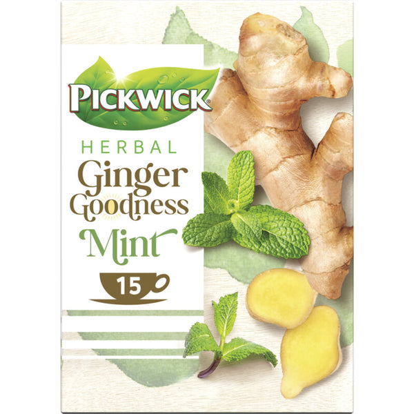 Pickwick Herbal ginger goodness mint