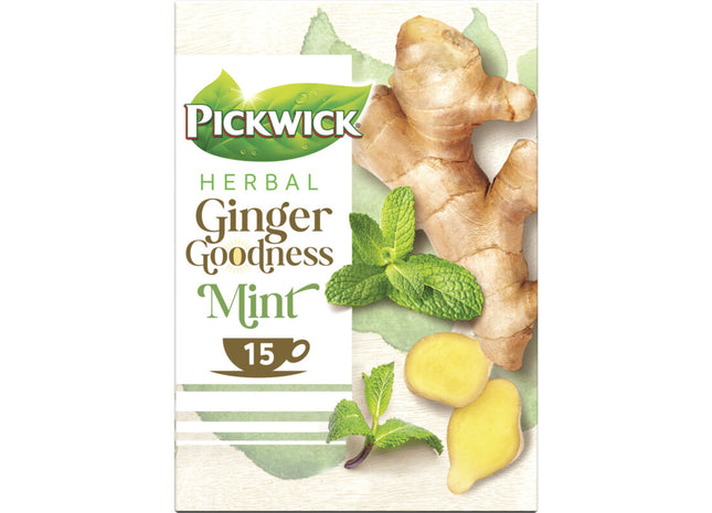 Pickwick Herbal ginger goodness mint