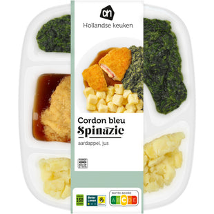 Cordon bleu met spinazie