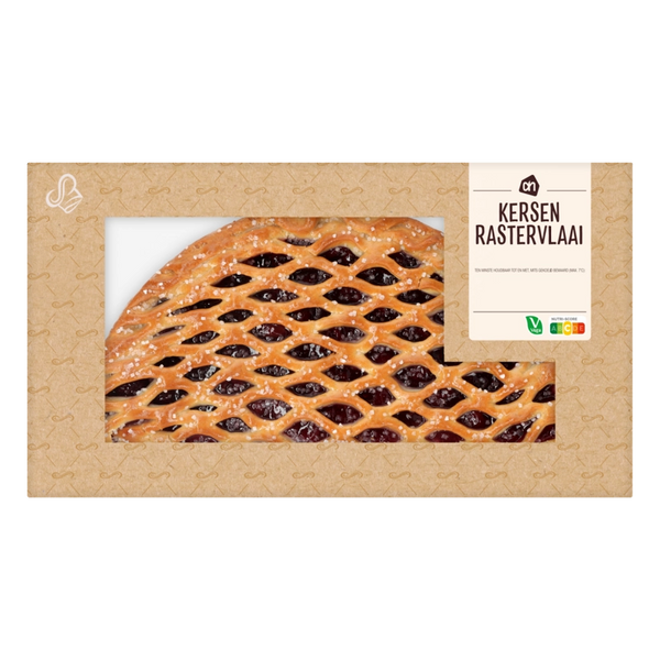 Cherry lattice tart half