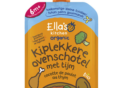 Ella's kitchen Kiplekkere ovenschotel met rijst 6m+