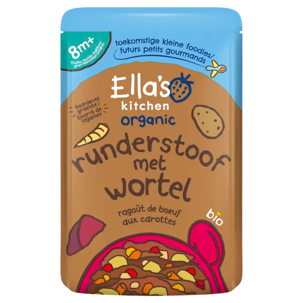 Ella's kitchen Hartverwarmende runderstoof 8m+ bio