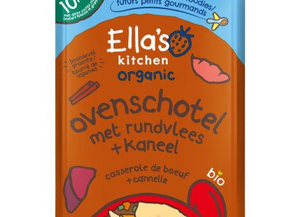 Ella's kitchen Ovenschotel met rundvlees + kaneel 10m+