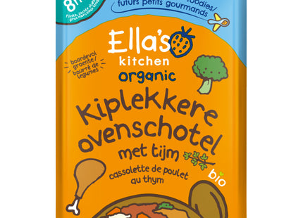Ella's kitchen Kiplekkere ovenschotel met tijm 8m+