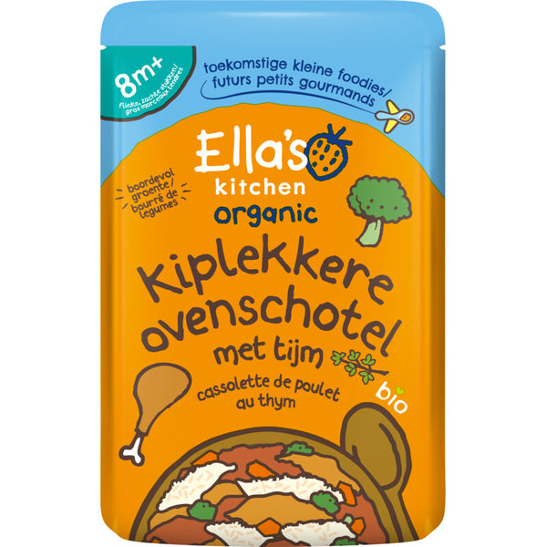 Ella's kitchen Kiplekkere ovenschotel met tijm 8m+