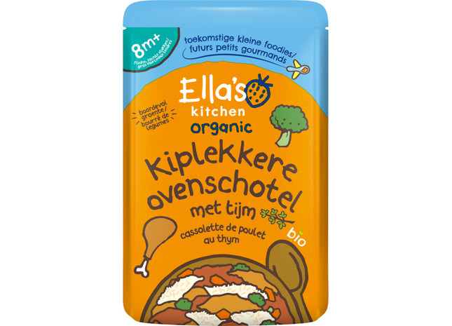 Ella's kitchen Kiplekkere ovenschotel met tijm 8m+