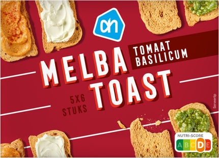 Melbatoast tomaat basilicum