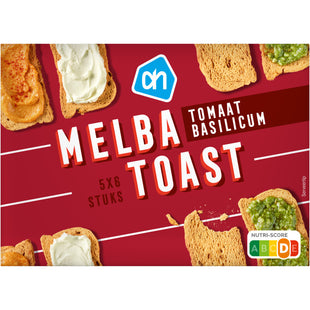 Melbatoast tomaat basilicum