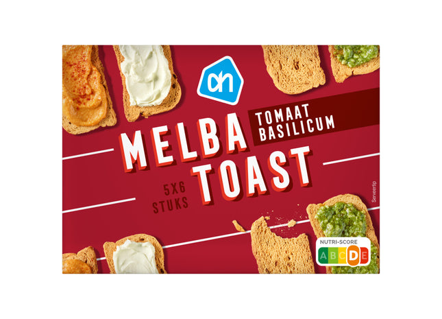 Melbatoast tomaat basilicum
