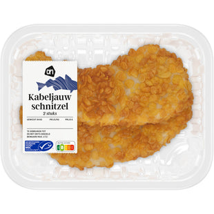 Kabeljauwschnitzel 2 stuks