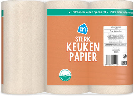 Keukenpapier sterk 3=6 rollen