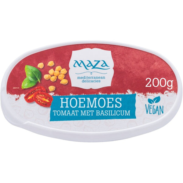 Maza Hoemoes tomaat basilicum