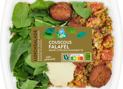 Lunchsalade couscous falafel