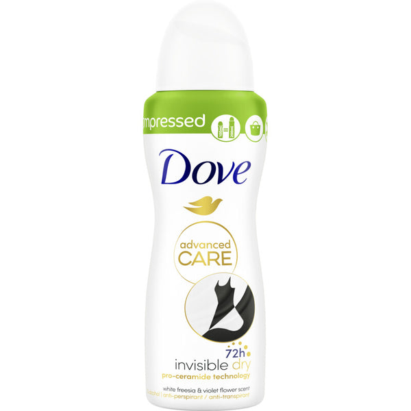 Dove Invisible dry compressed deodorant spray
