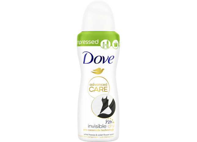 Dove Invisible dry compressed deodorant spray