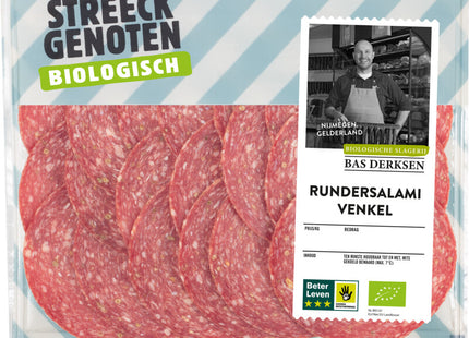 Streeckgenoten Biologisch rundersalami venkel