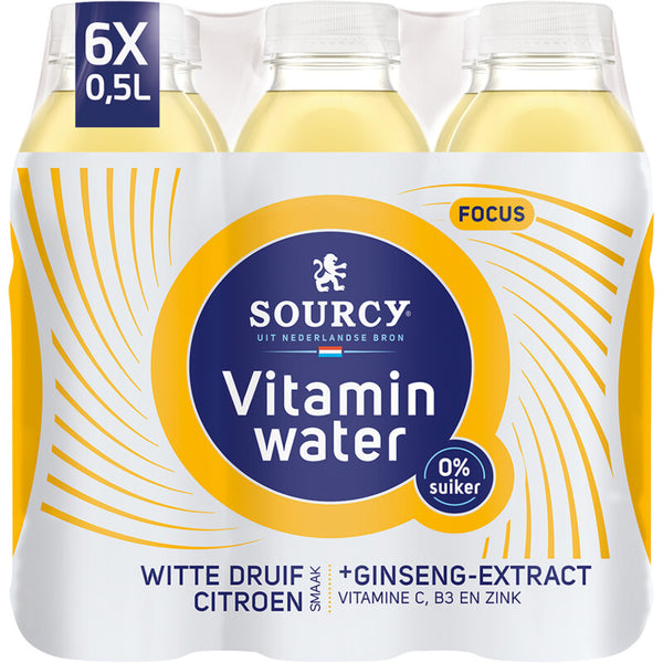 Sourcy Vitaminwater citroen 6-pack
