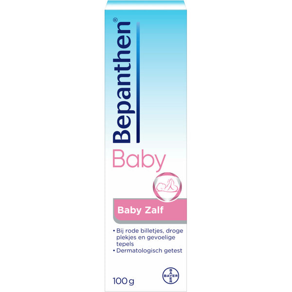 Bepanthen Baby zalf bij rode babybilletjes