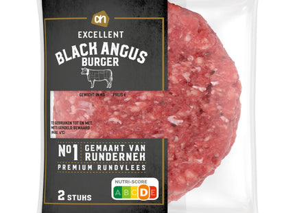 Ausgezeichneter Black Angus Burger
