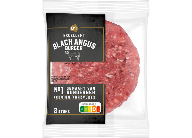 Ausgezeichneter Black Angus Burger