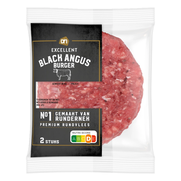 Excellent Black angus burger