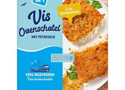 Vis ovenschotel met peterselie
