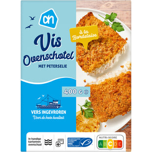 Vis ovenschotel met peterselie