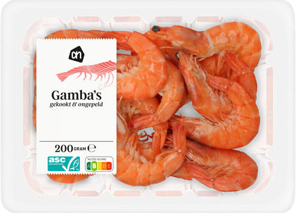 Garnelen gekocht und geschält