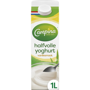 Campina Teilentrahmter Joghurt mit Vanillegeschmack