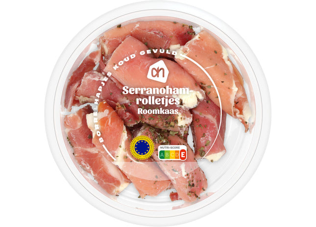 Serrano-Schinkenröllchen mit Frischkäse