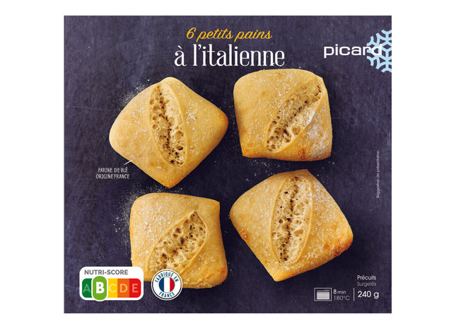 Picard Petit pains Italienne