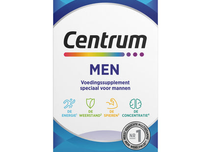 Centrum Men multivitaminen tabletten
