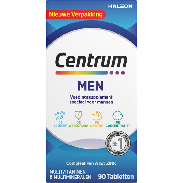 Centrum Men multivitaminen tabletten