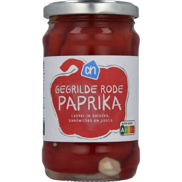 Gegrilde rode paprika