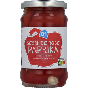 Gegrilde rode paprika